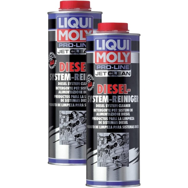 Set 2 Buc Liqui Moly Pro-Line Jet Clean Aditiv Curatat Sistem Injectie Diesel 1L 5149